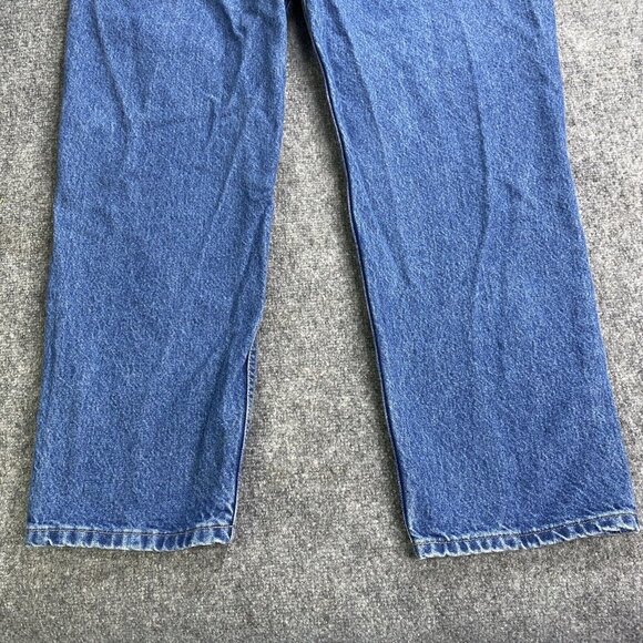 Carhartt Jeans Mens 44x32 Blue Relaxed Fit Tapered Leg Denim Workwear Y2K Baggy - Picture 16 of 16